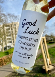 Wijnetiket - Good Luck