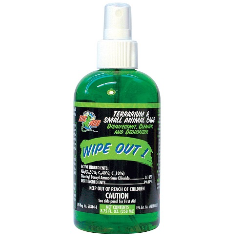 Wipe out terrarium cleaner