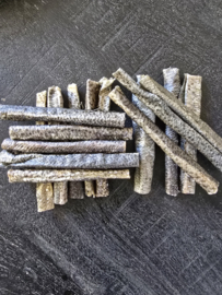 Zalm forel rolletjes huid ca. 50 of 100 gram