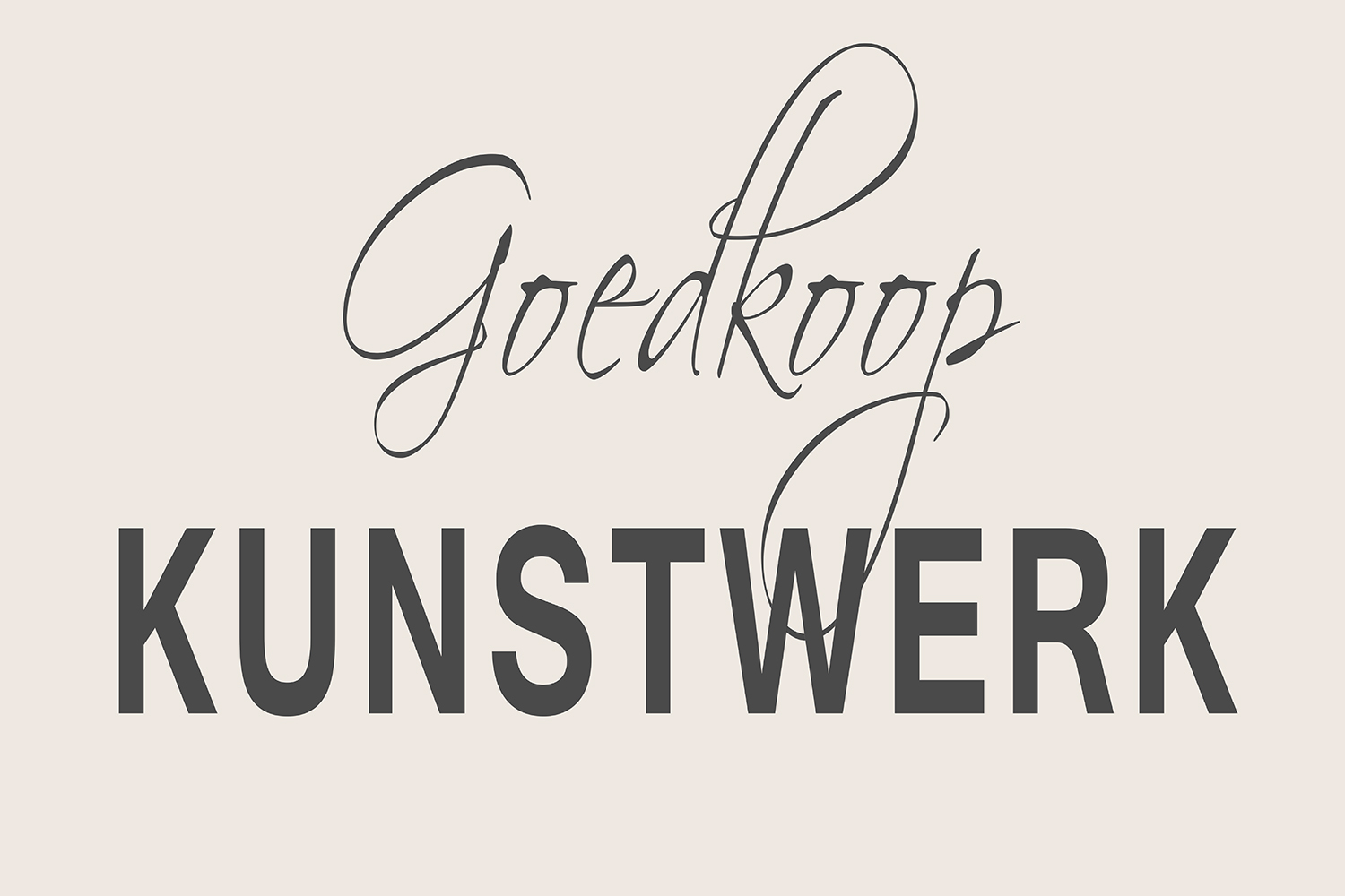 Goedkoop kunstwerk op canvas