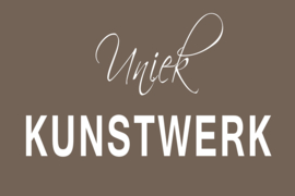 Uniek kunstwerk op canvas