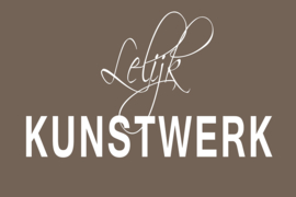 Lelijk kunstwerk op canvas