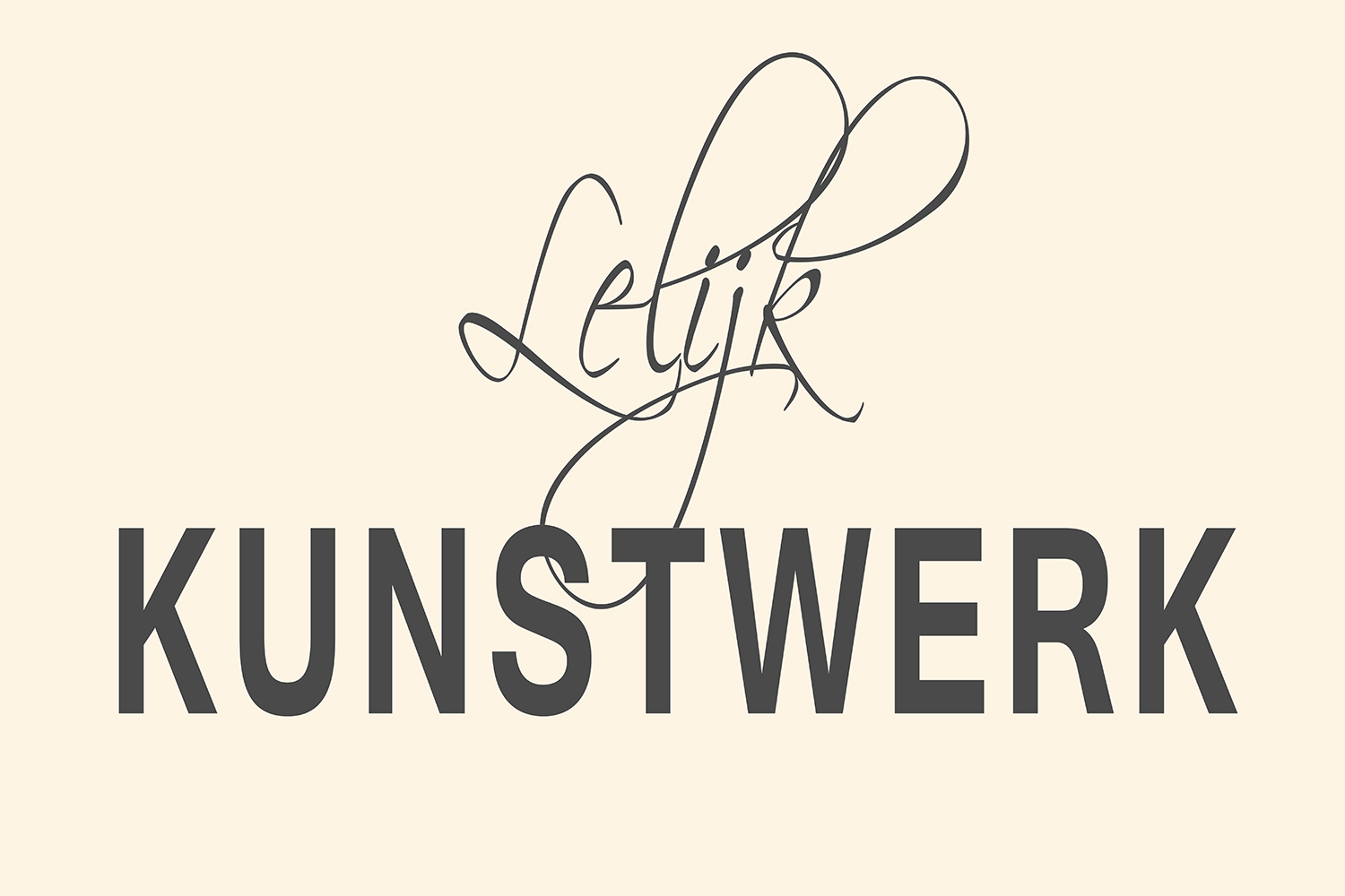 Lelijk kunstwerk op canvas