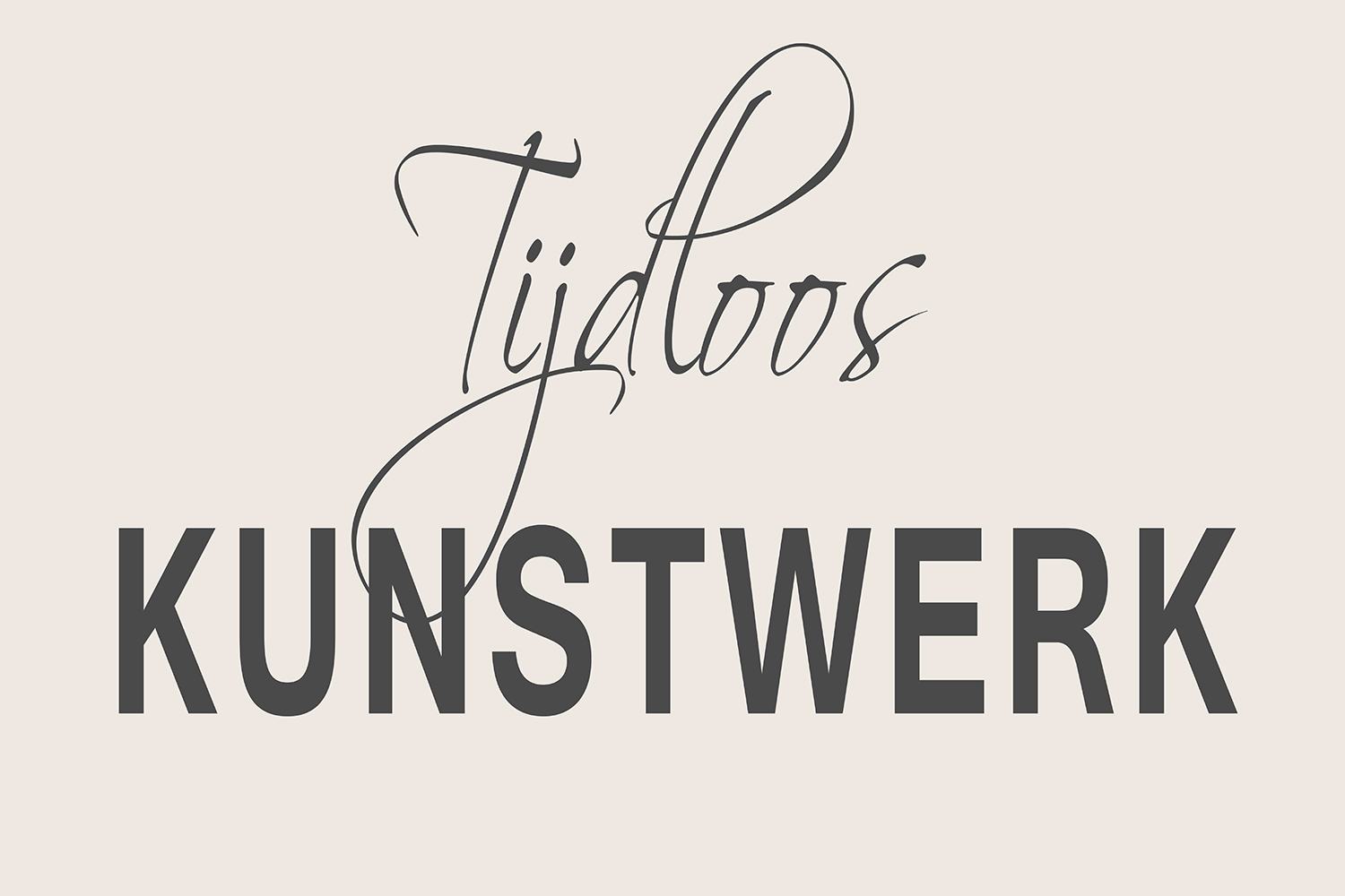 Tijdloos kunstwerk op canvas