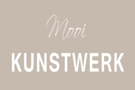 Mooi kunstwerk op canvas