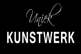 Uniek kunstwerk op canvas