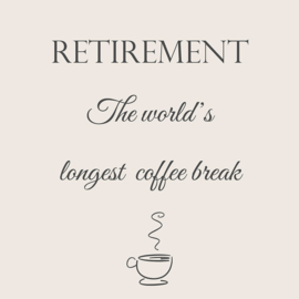 Retirement - Canvas schilderij