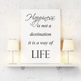 Happiness op canvas