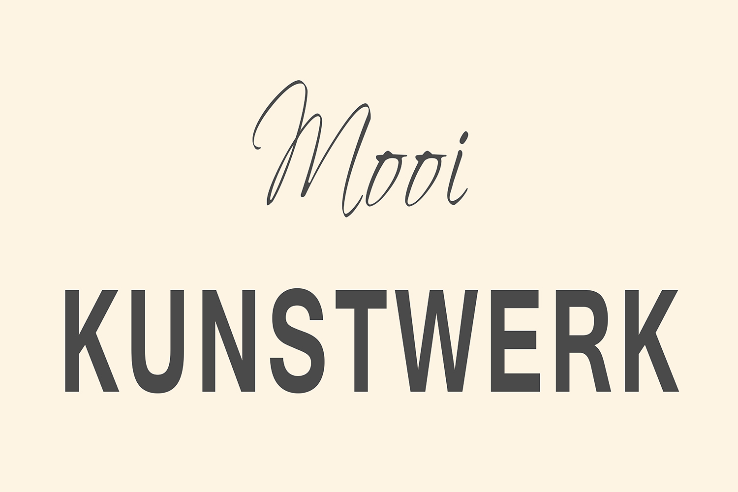 Mooi kunstwerk op canvas