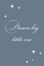 Dream big little one - Canvas schilderij