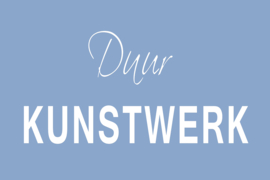 Duur kunstwerk op canvas