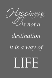 Happiness op canvas