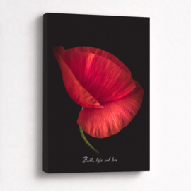 Faith Hope Love - Canvas schilderij