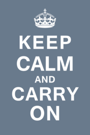 Keep calm - Canvas schilderij