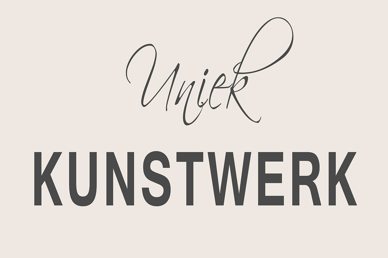 Uniek kunstwerk op canvas