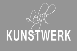 Lelijk kunstwerk op canvas