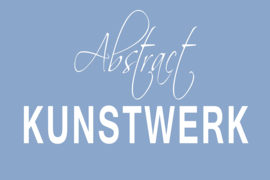Abstract kunstwerk op canvas