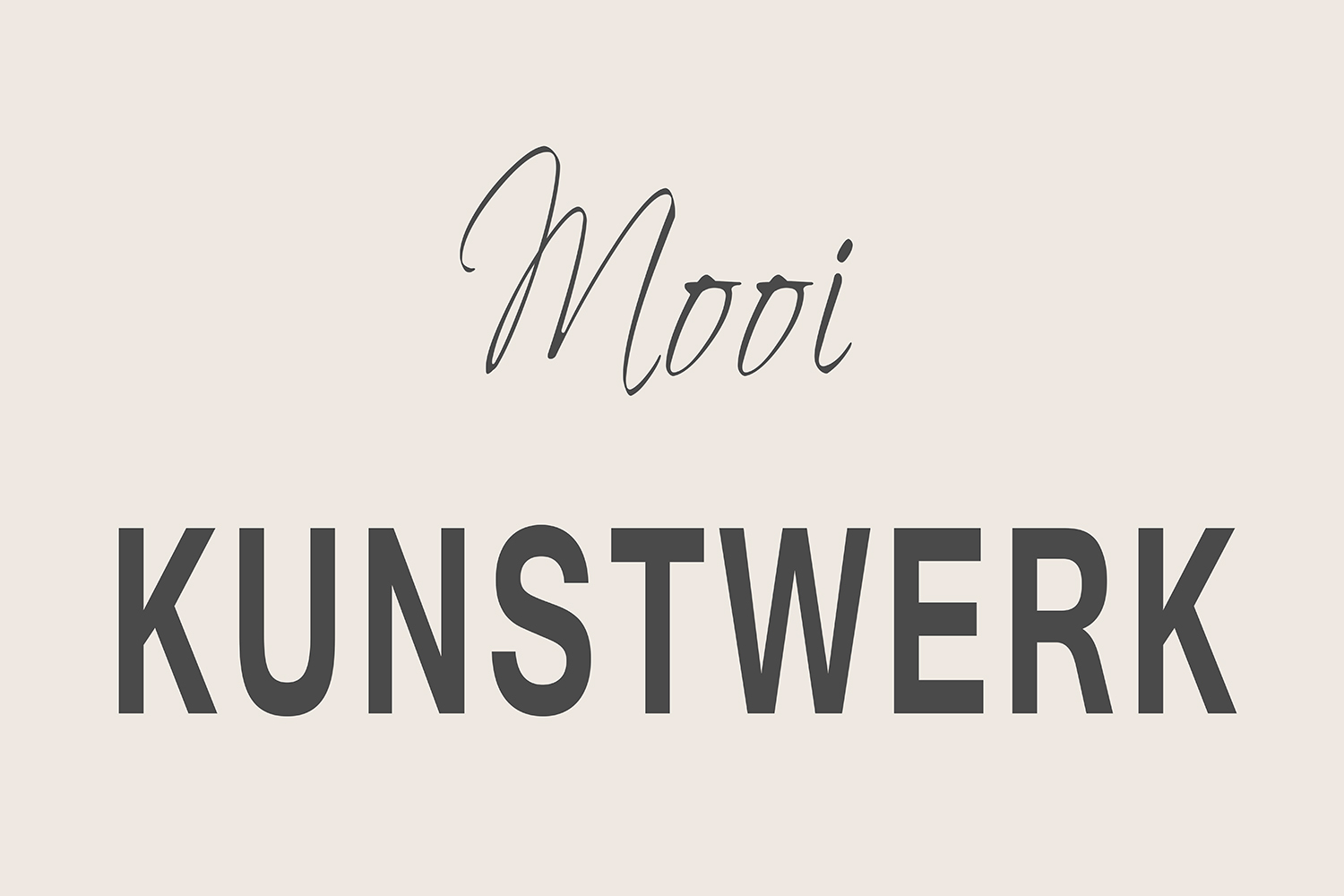 Mooi kunstwerk op canvas