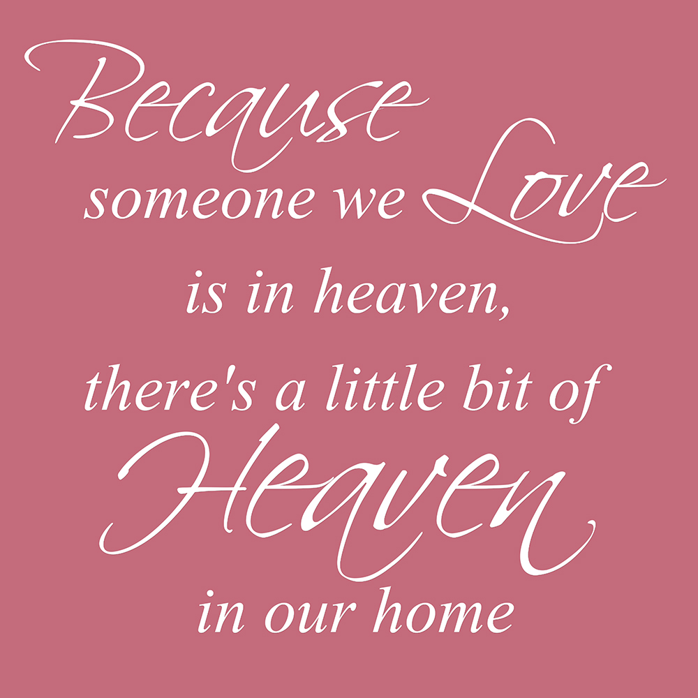 Because someone we love op canvas roze