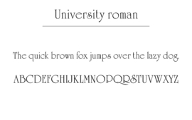 University roman
