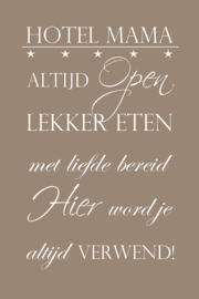 Hotel Mama op canvas