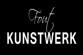 Fout Kunstwerk op canvas