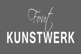 Fout Kunstwerk op canvas