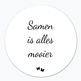 Samen is alles mooier - Muurcirkel