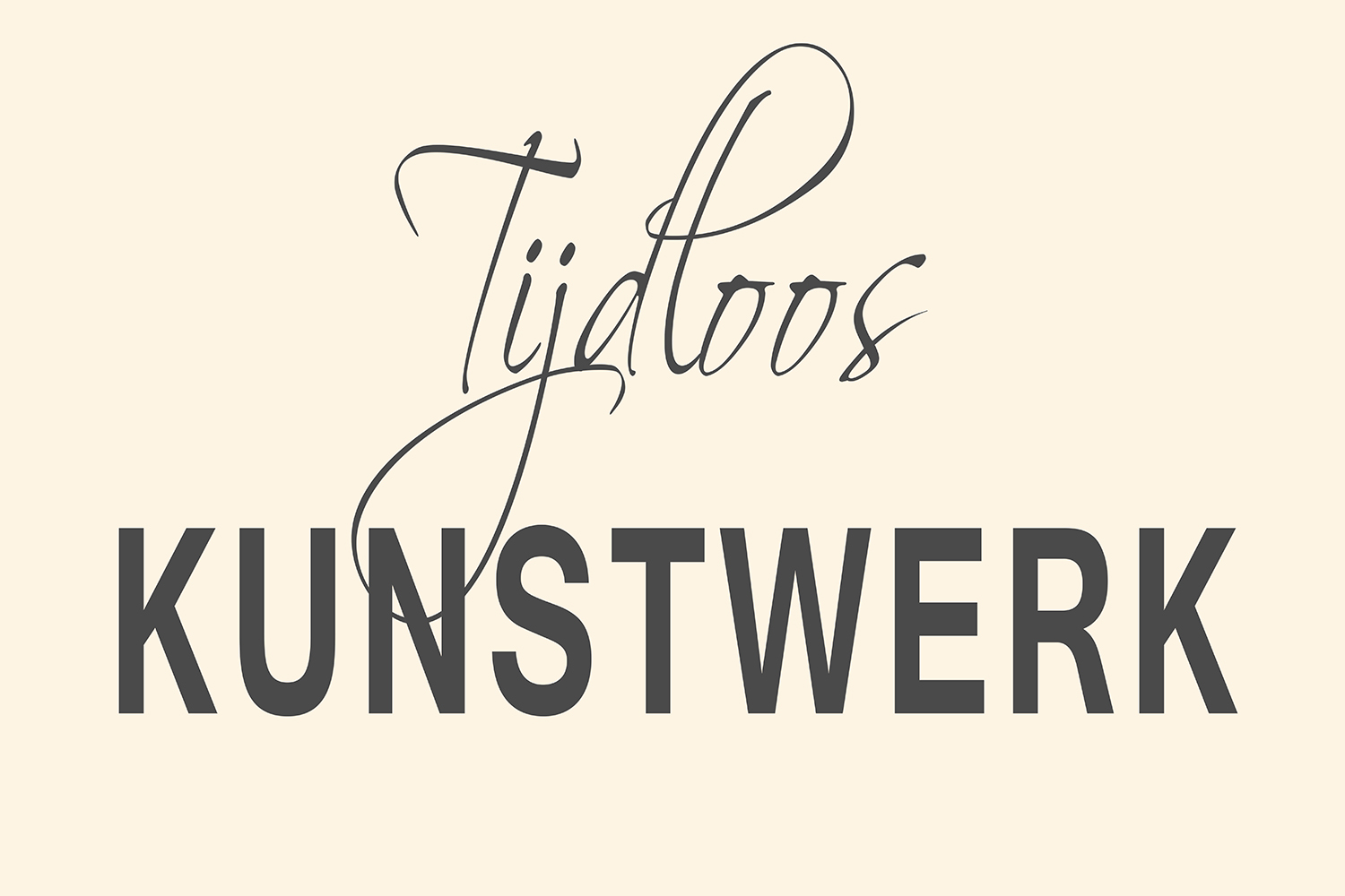 Tijdloos kunstwerk op canvas