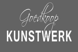 Goedkoop kunstwerk op canvas