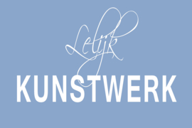 Lelijk kunstwerk op canvas