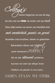Collega's op canvas