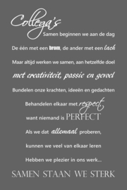 Collega's op canvas