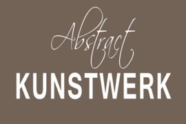 Abstract kunstwerk op canvas