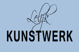 Lelijk kunstwerk op canvas