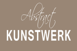 Abstract kunstwerk op canvas