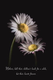 Mothers hold their children’s hands - Canvas schilderij