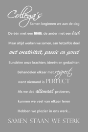 Collega's op canvas