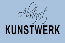 Abstract kunstwerk op canvas