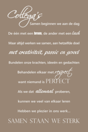 Collega's op canvas