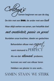 Collega's op canvas