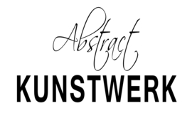 Abstract kunstwerk op canvas