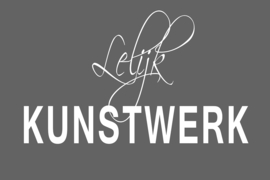 Lelijk kunstwerk op canvas