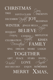 Christmas - Canvas schilderij