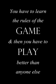Rules of the game op canvas