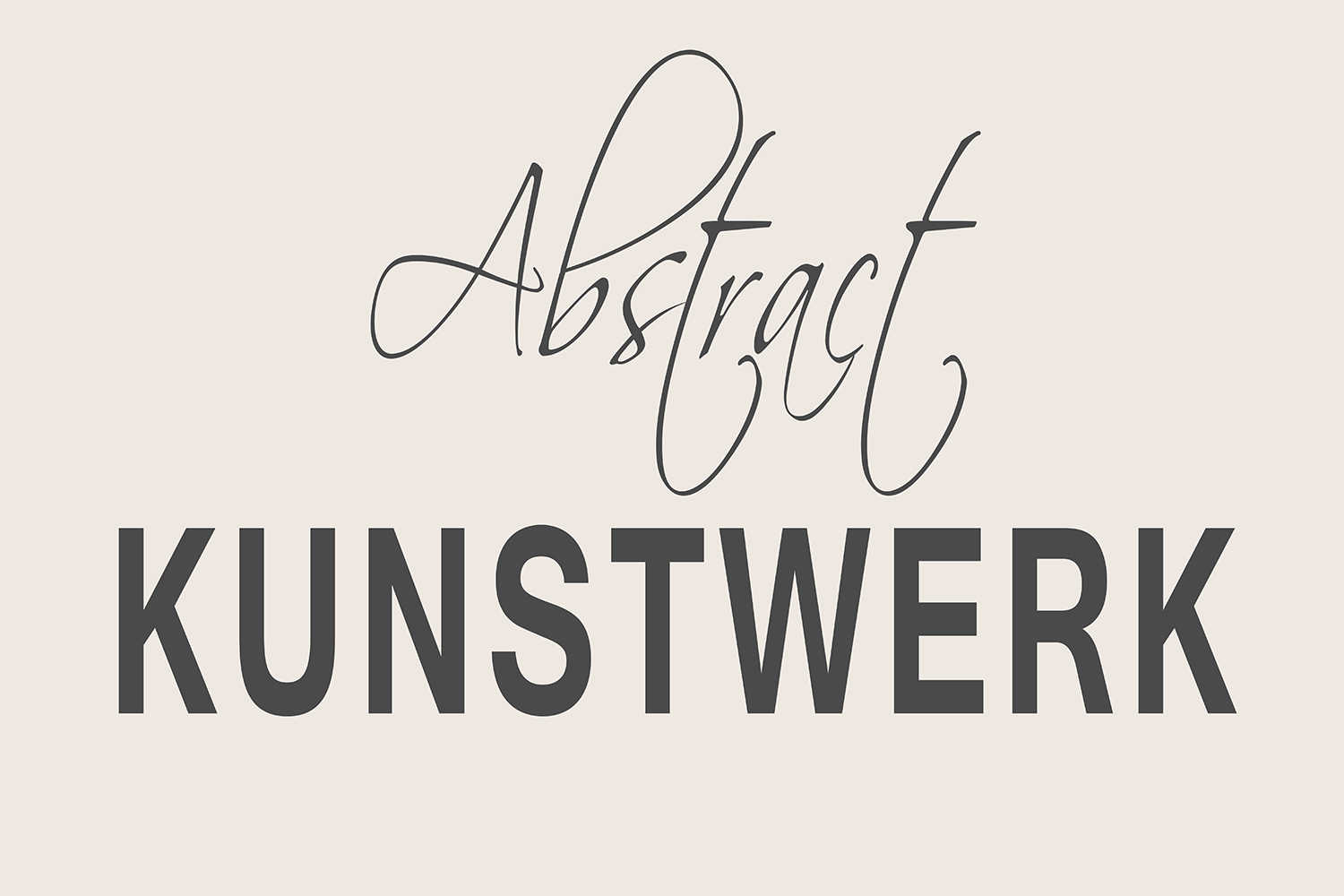 Abstract kunstwerk op canvas