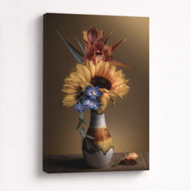 Stilleven op canvas