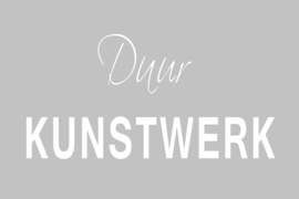 Duur kunstwerk op canvas