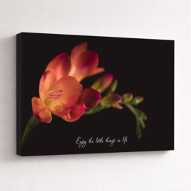Enjoy the little things - Canvas schilderij
