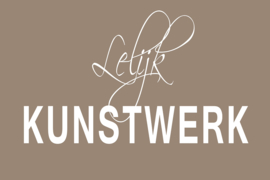 Lelijk kunstwerk op canvas